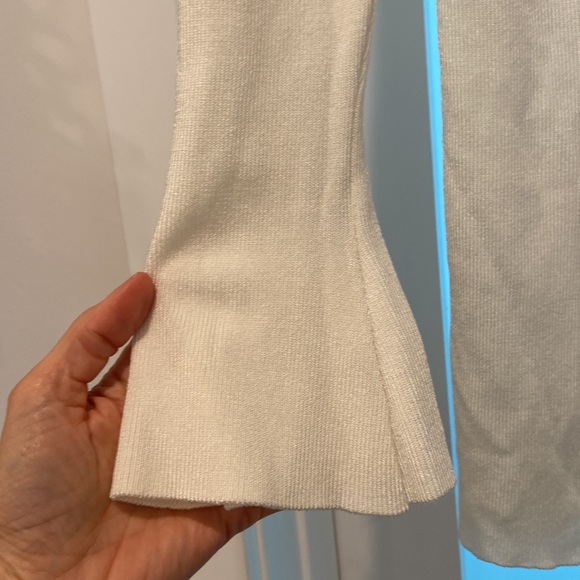 L’AGENCE Lucas white summer cardigan small - Picture 6 of 7